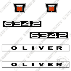 Fits Oliver 6342 Decal Kit Plow