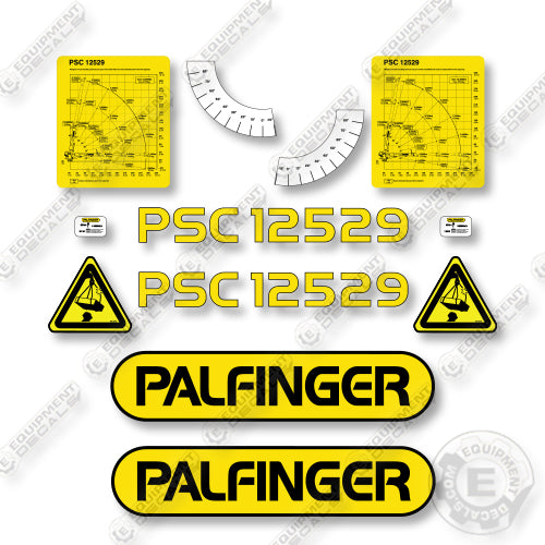 Palfinger PSC12529 Decal Kit Crane- Aftermarket Kit