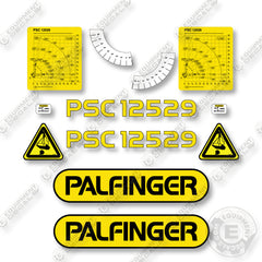 Palfinger PSC12529 Decal Kit Crane- Aftermarket Kit