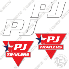 Fits PJ Trailer Decal Kit Trailer