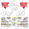Image of PJ Trailer Full Decal Kit Trailer - Aftermarket Kit