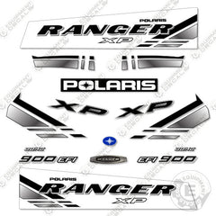 Fits Polaris Ranger 900 XP Decal Kit UTV (WHITE) 2017