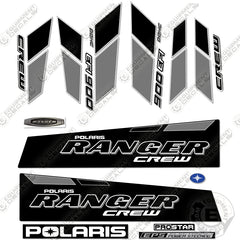 Fits Polaris Ranger 900-6 EFI Crew Decal Kit UTV - Back