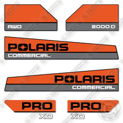 Polaris PRO XD 2000D Decal Kit UTV - Aftermarket Kit