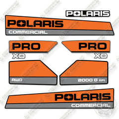 Polaris PRO XD 2000G Single Cab Decal Kit UTV - Aftermarket Kit