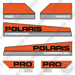 Polaris PRO XD 4000D Decal Kit UTV - Aftermarket Kit