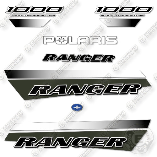 Fits Polaris Ranger 1000 Crew 2022 Single Overhead Cam Decal Kit Utility Vehicle- GREEN!