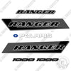 Image of Fits Polaris Ranger 1000 Decal Kit UTV - Grey