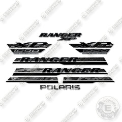 Polaris Ranger 1000 XP Premium 2026 Decal Kit UTV - Custom Black Bark- Aftermarket Kit