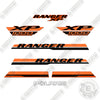 Image of Polaris Ranger 1000 XP 2026 Decal Kit UTV - Premium Orange Rust - Aftermarket Kit