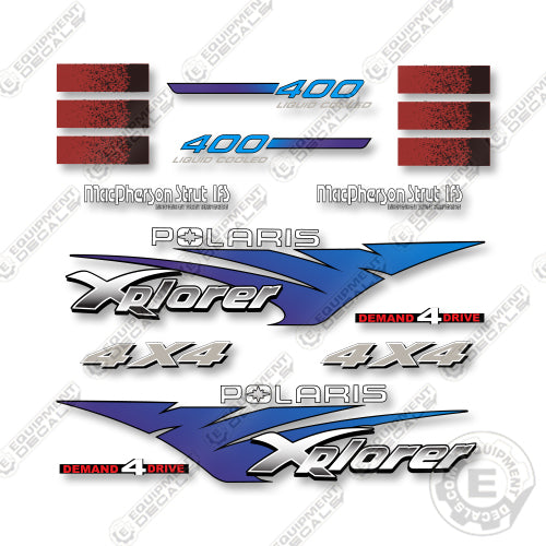 Polaris Ranger  400 Xplorer 1996  Decal Kit Utility Vehicle - Aftermarket Kit