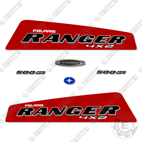 Fits Polaris Ranger 500 EFI 4X2 Decal Kit UTV - RED