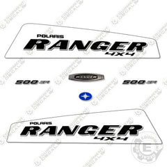 Fits Polaris Ranger 500 EFI Decal Kit Utility Vehicle WHITE