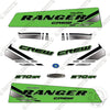 Image of Polaris Ranger 570 Crew 2011 2012 Decal Kit UTV - Lime Green -Aftermarket Kit