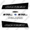 Image of Polaris Ranger 570 EFI Decal Kit Utility Vehicle - Black - Aftermarket Kit