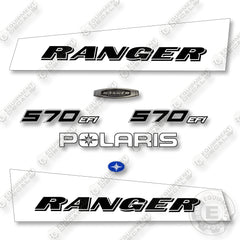 Polaris Ranger 570 EFI Decal Kit Utility Vehicle -  White - Aftermarket Kit