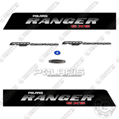 Fits Polaris Ranger 700 6X6 Decal Kit UTV - 2009 - BLK