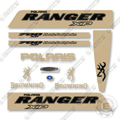 Polaris Ranger 700 XP 2004-2008 Browning Edition Decal Kit Utility Vehicle - Aftermarket Kit