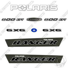 Fits Polaris Ranger 800 EFI 6x6 Decal Kit Utility Vehicle