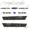 Image of Fits Polaris Ranger 800 EFI 6x6 Decal Kit Utility Vehicle