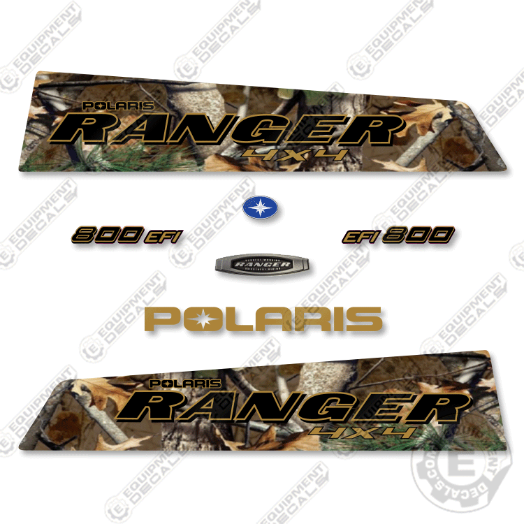 Fits Polaris Ranger 800 4x4 Decal Kit UTV - Pursuit Camo