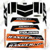 Image of Polaris Ranger 800 XP EPS Orange Madness Decal Kit UTV- Aftermarket Kit