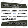 Image of Fits Polaris Ranger 900 EFI Crew Decal Kit UTV - Sage Green