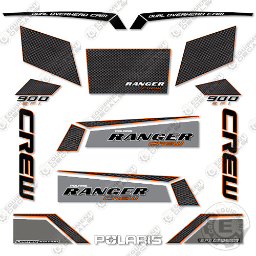 Fits Polaris Ranger 900 Crew EPS LE Decal Kit - 2014