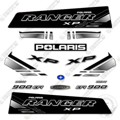 Fits Polaris Ranger 900 EFI XP Decal Kit Utility Vehicle (CUSTOM BLACK)