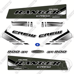 Fits Polaris Ranger 900 EFI Crew Sage Green Decal Kit UTV