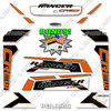 Image of Fits Polaris Ranger 900 CREW Decal Kit - 2015 White Lightning