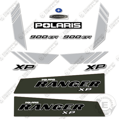 Fits Polaris Ranger 900 XP Decal Kit UTV - 2013 - Sage Green