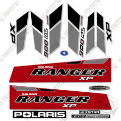 Fits Polaris Ranger 900 XP EPS (2015) Decal Kit UTV - Red