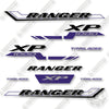 Image of Polaris Ranger XP 1000 Trail Boss 2024 Decal Kit Utility Vehicle - Custom Purple- Aftermarket Kit