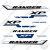 Image of Fits Polaris Ranger BLUE 1000 XP Decal Kit UTV - 2024 - Trail Boss