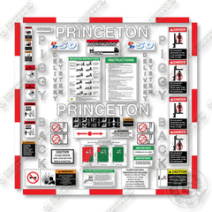 Princeton PB50 Decal Kit  Forklift - Aftermarket Kit