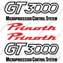 Fits Prinoth  GT3000 Decal Kit Crane