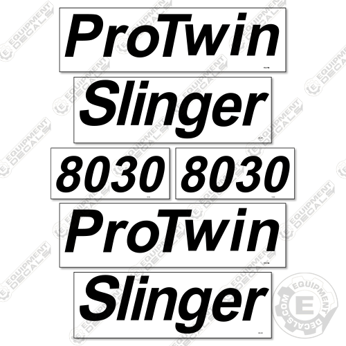 Fits Protwin Splinger 8030 Decal Kit Manure Spreader