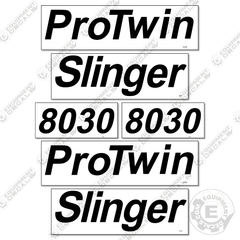 Fits Protwin Splinger 8030 Decal Kit Manure Spreader