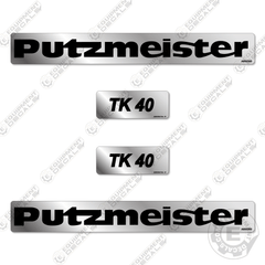 Fits Putzmeister TK40 Decal Kit Trailer Pump