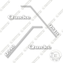Quicke Q940 Decal Kit Front End Loader - Aftermarket Kit