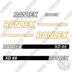 Fits Randex XD85 Decal Kit Trailer