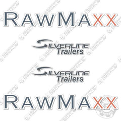 Fits RawMaxx Silverline Gooseneck Trailer Decal Kit 37" Wide