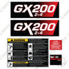 Image of Red-D-Arc GX200 Decal Kit Welder - Aftermarket Kit