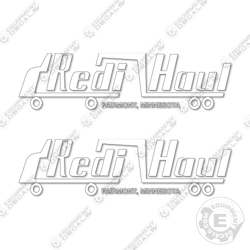 Fits Redi Haul Decal Kit Trailer - 16" Logos (Style 1)