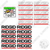 Image of Fits Ridgid Logo Decal Kit Toolbox 11.5" Wide (Set of 20)