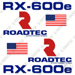 Fits Roadtec RX-600E Decal Kit Cold Planer