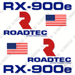 Fits Roadtec RX-900E Decal Kit Cold Planer