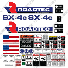 Fits Roadtec SX-4E Decal Kit Soil Stabilizer