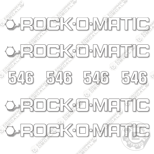 Fits Rock-O-Matic 546 Decal Kit - Rock Picker